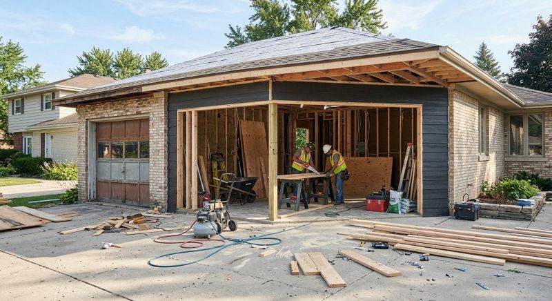 Attached Garage Remodeling in Alpharetta, GA