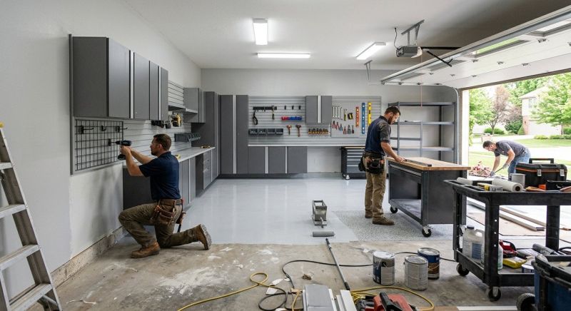 Attached Garage Renovation in Alpharetta, GA