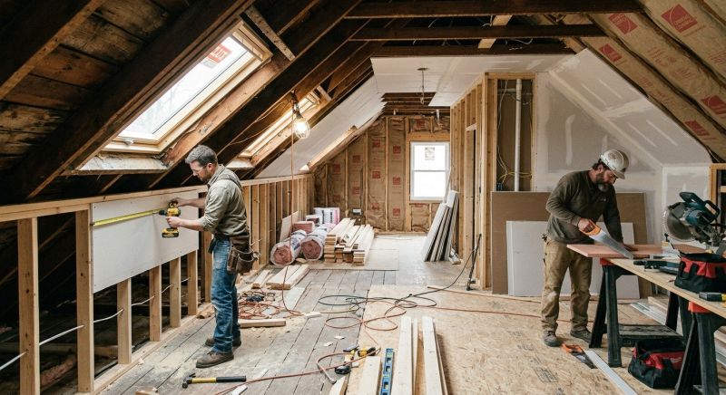 Attic Apartment Construction in Alpharetta, GA
