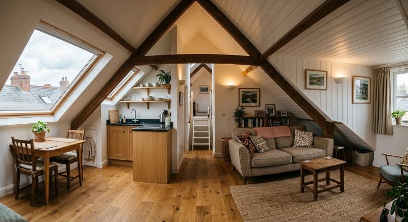 Attic Apartment Construction in Alpharetta, GA