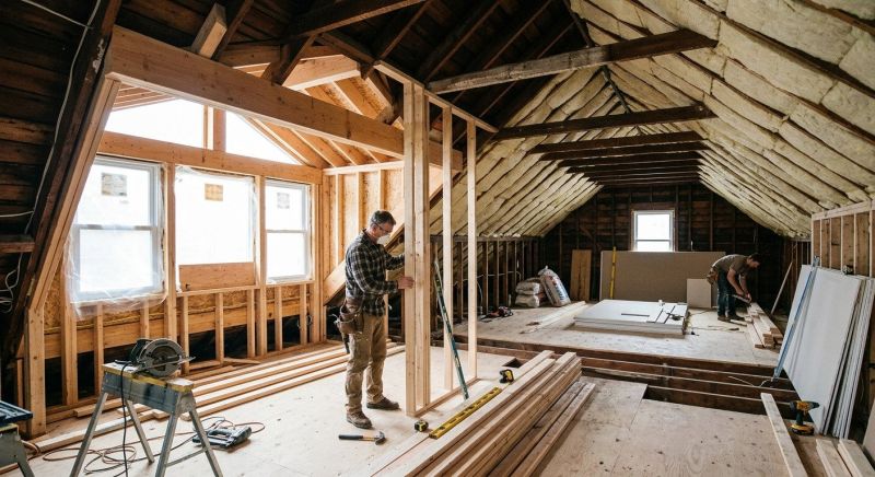 Attic Apartment Construction in Conroe, TX