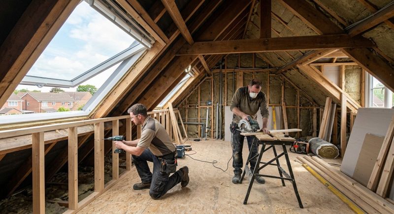 Attic Apartment Construction in Conroe, TX