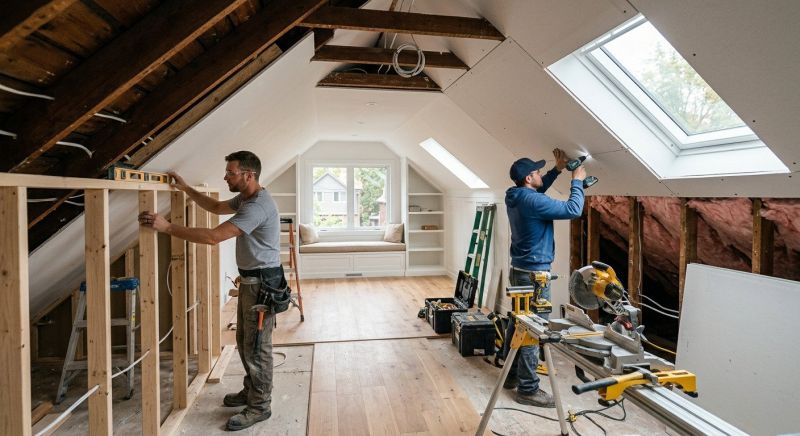 Attic Finishing in Alpharetta, GA