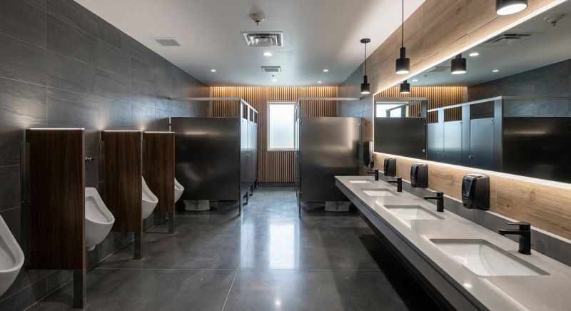 Industrial Bathroom Renovation in Denver County, CO