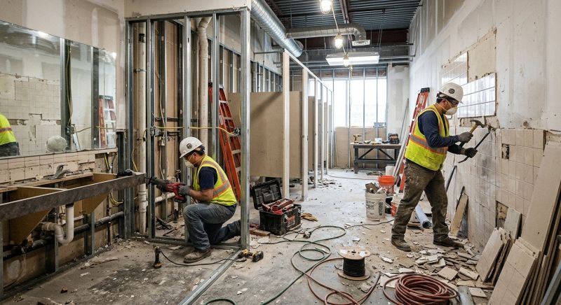 Office Bathroom Renovation in North Charleston, SC
