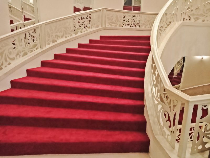 Elegant Carpeted Stairs